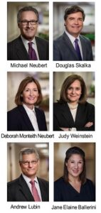 Best Lawyers in America 2023, Michael Neubert, Douglas Skalka, Deborah Monteith Neubert, Judy Weinstein, Andrew Lubin, Jane Elaine Ballerini, New Haven, CT