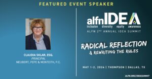 claudia m. sklar speaker at ALFN summit 2024